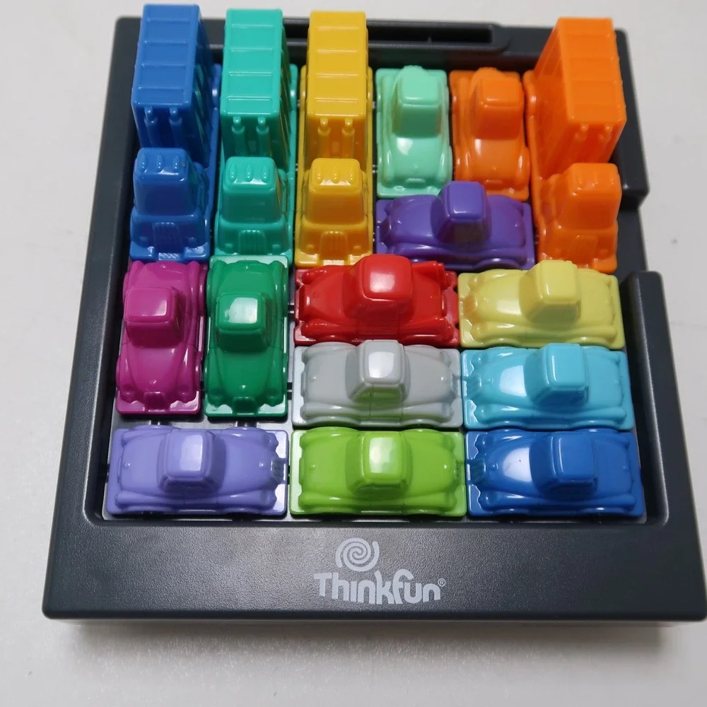 Rush Hour Traffic Jam Game Logic Puzzle ThinkFun One Player Travel Ages 8+